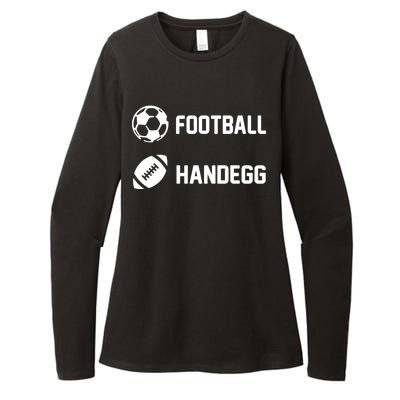 Football Handegg Soccer  Womens CVC Long Sleeve Shirt