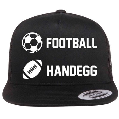 Football Handegg Soccer  Flatbill Hat