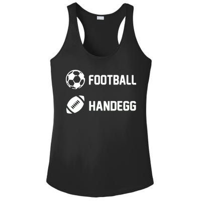 Football Handegg Soccer  Ladies PosiCharge Competitor Racerback Tank