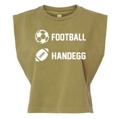 Football Handegg Soccer  Garment-Dyed Women's Muscle Tee