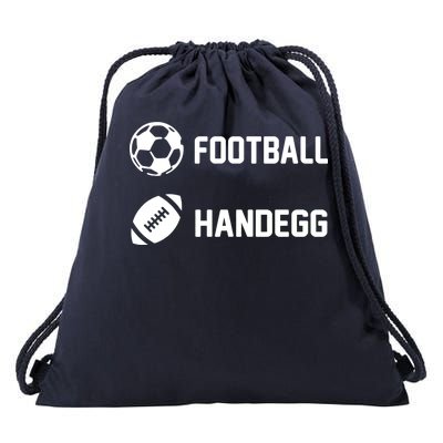 Football Handegg Soccer  Drawstring Bag