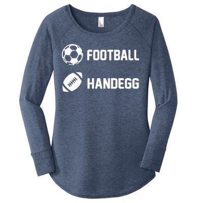 Football Handegg Soccer  Women's Perfect Tri Tunic Long Sleeve Shirt