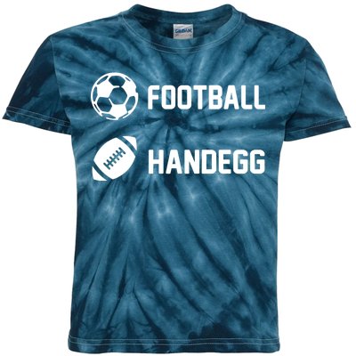 Football Handegg Soccer  Kids Tie-Dye T-Shirt