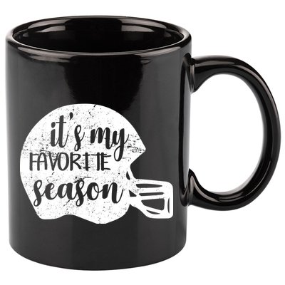 Football It's My favorite Season 11oz C Handle Ceramic Mug
