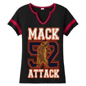 Football Mack Attack 52 Ladies Halftime Notch Neck Tee