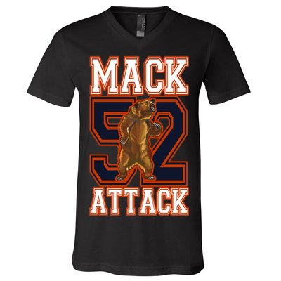 Football Mack Attack 52 V-Neck T-Shirt