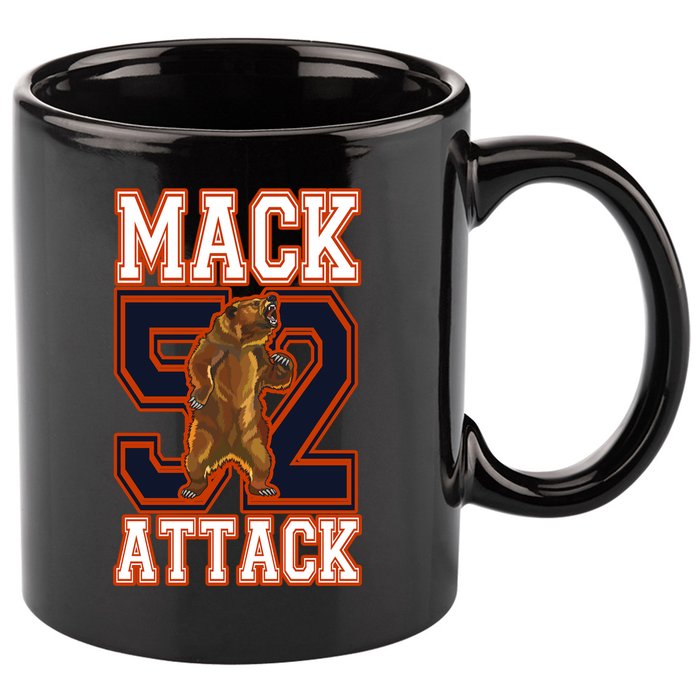 Football Mack Attack 52 11oz C Handle Ceramic Mug