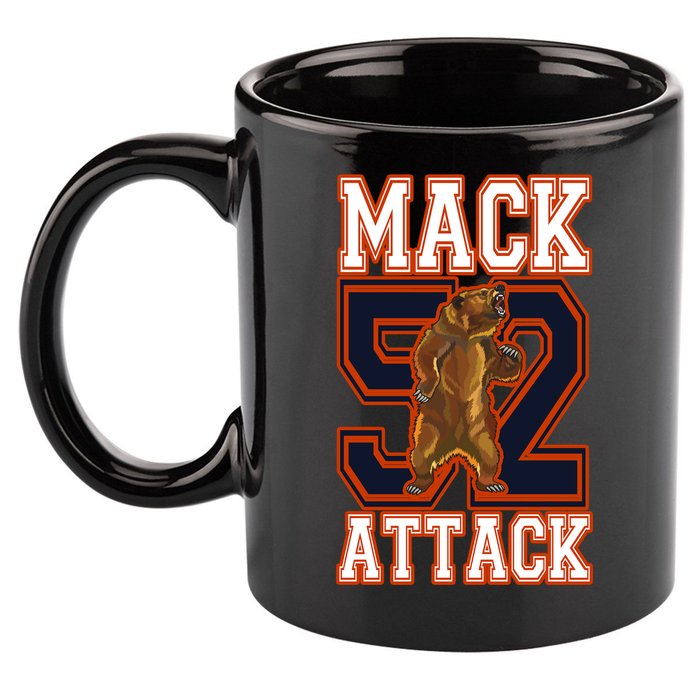 Football Mack Attack 52 11oz C Handle Ceramic Mug