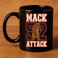 Football Mack Attack 52 11oz C Handle Ceramic Mug