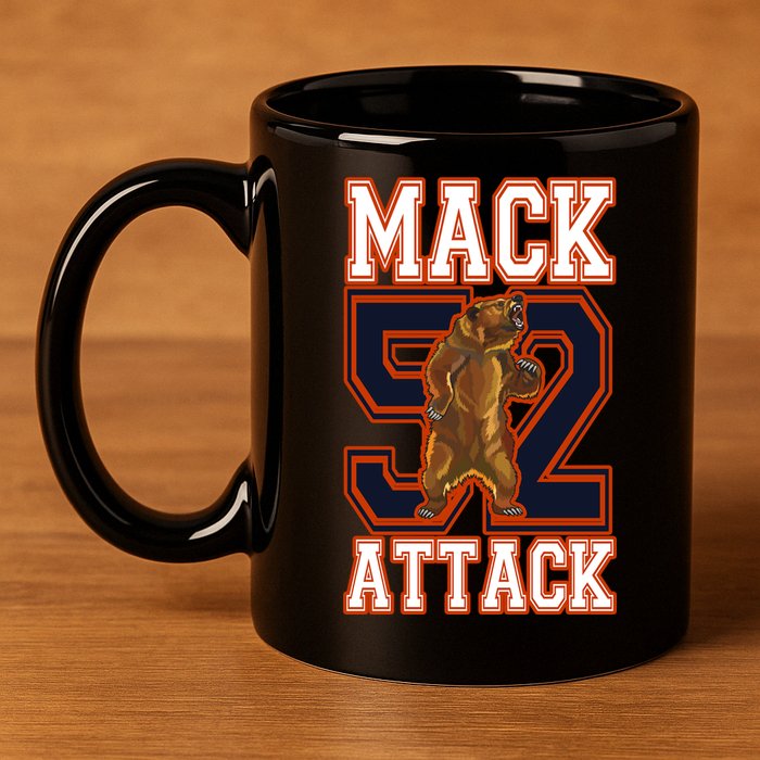 Football Mack Attack 52 11oz C Handle Ceramic Mug