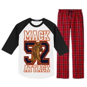 Football Mack Attack 52 Raglan Sleeve Pajama Set