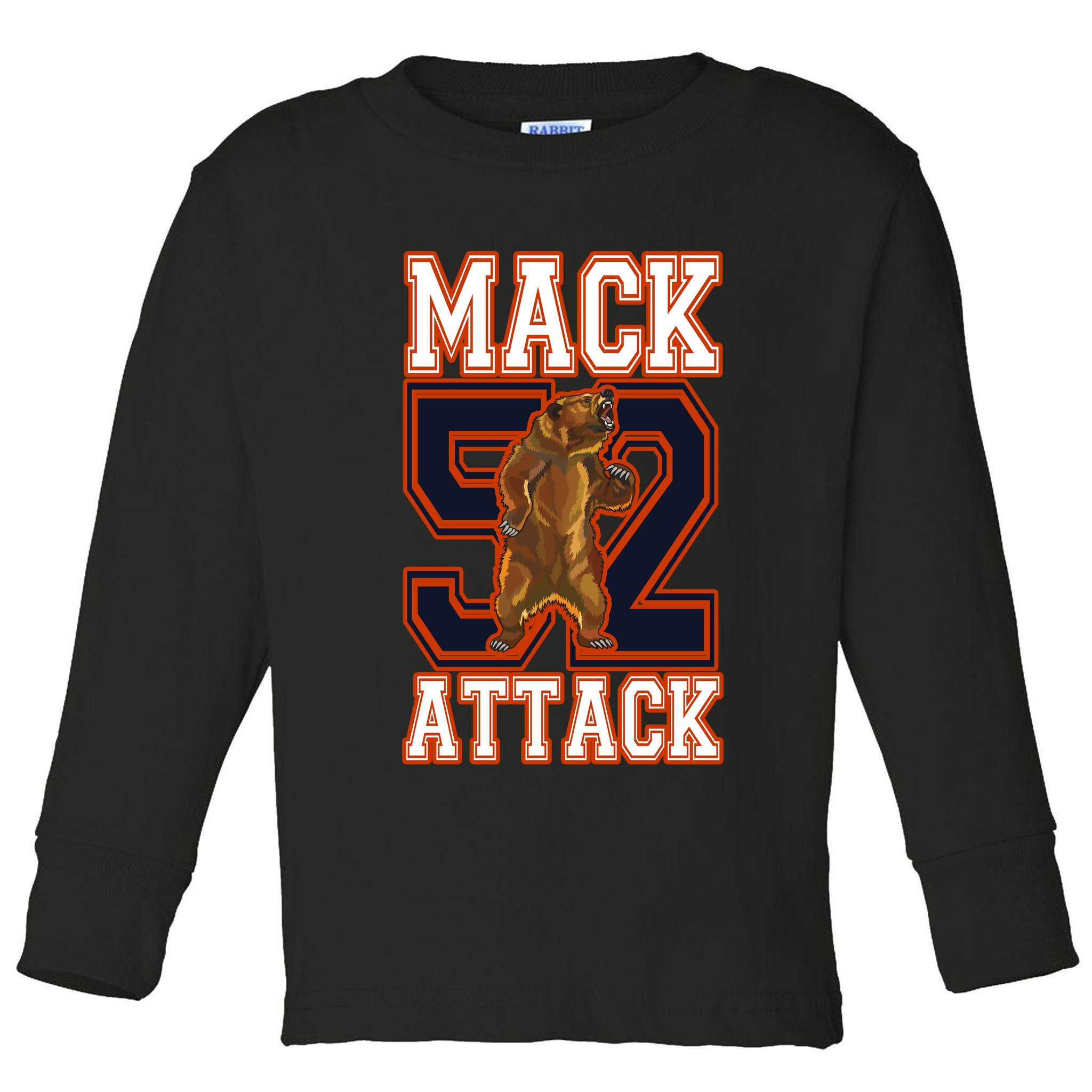 Football Mack Attack 52 Toddler Long Sleeve Shirt
