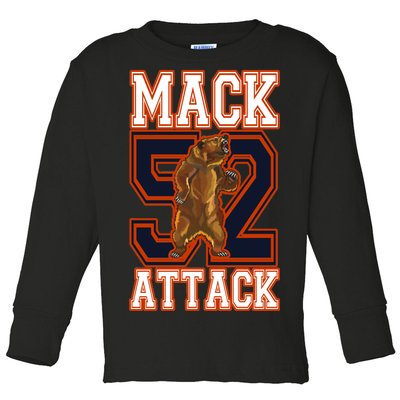 Football Mack Attack 52 Toddler Long Sleeve Shirt