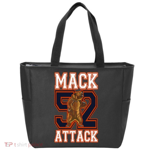 Football Mack Attack 52 Zip Tote Bag