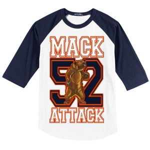 Football Mack Attack 52 Baseball Sleeve Shirt