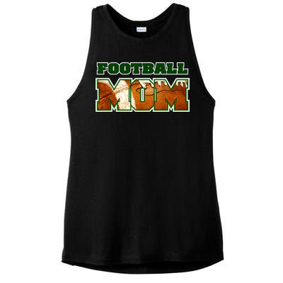 Football Mom Ladies PosiCharge Tri-Blend Wicking Tank