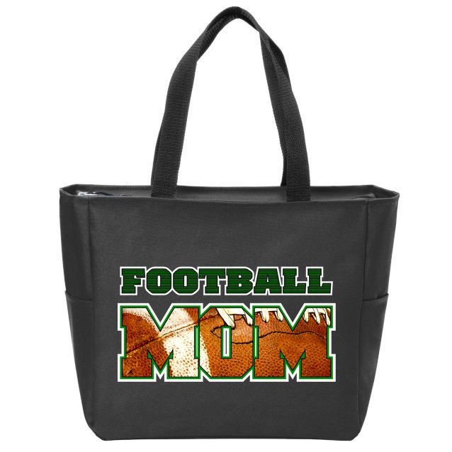 Football Mom Zip Tote Bag
