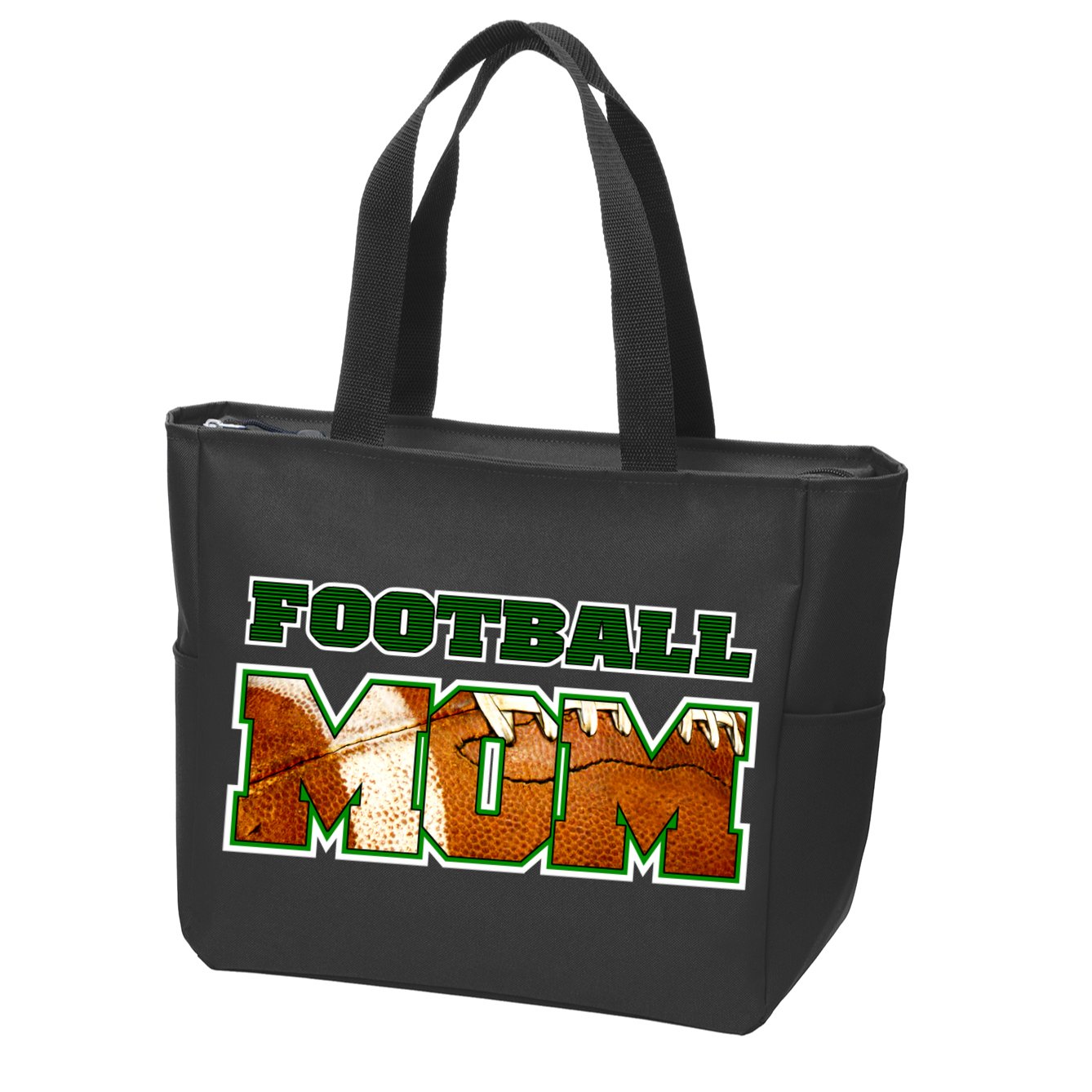 Football Mom Zip Tote Bag