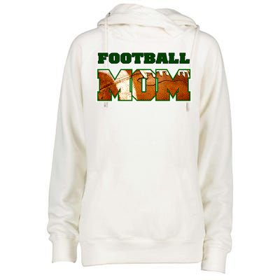 Football Mom Womens Funnel Neck Pullover Hood