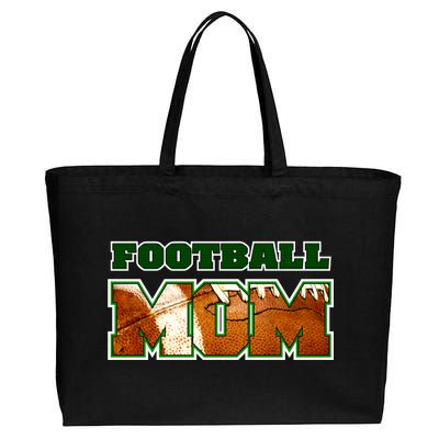 Football Mom Cotton Canvas Jumbo Tote