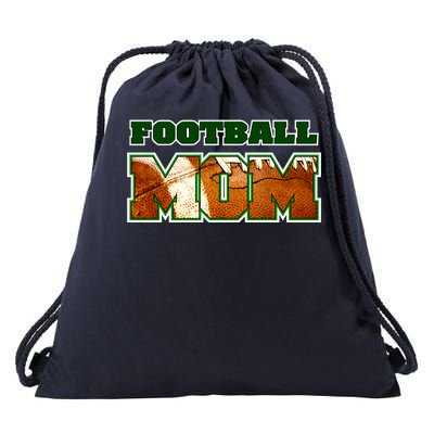 Football Mom Drawstring Bag