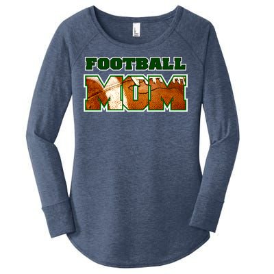 Football Mom Women's Perfect Tri Tunic Long Sleeve Shirt