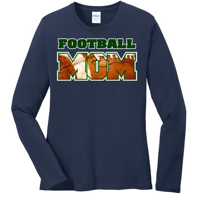 Football Mom Ladies Long Sleeve Shirt