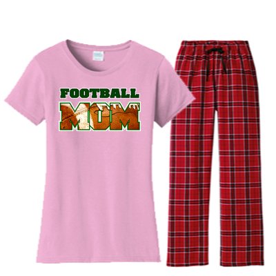 Football Mom Women's Flannel Pajama Set