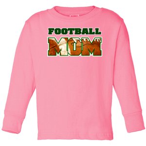 Football Mom Toddler Long Sleeve Shirt