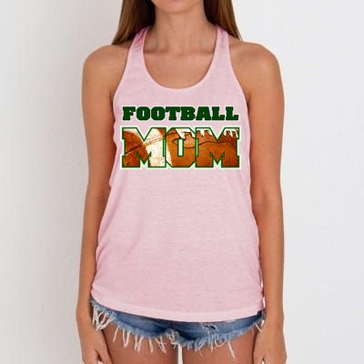 Football Mom Women's Knotted Racerback Tank