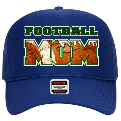 Football Mom High Crown Mesh Back Trucker Hat