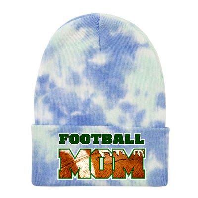 Football Mom Tie Dye 12in Knit Beanie