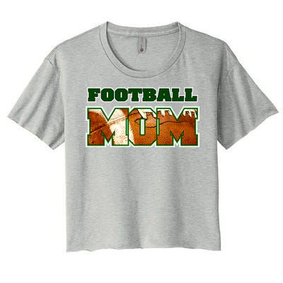 Football Mom Women's Crop Top Tee