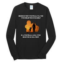 Football Mom Behind The Scenes Tall Long Sleeve T-Shirt