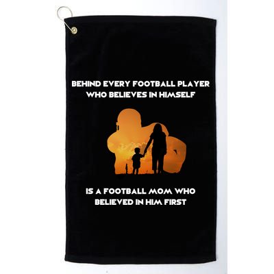 Football Mom Behind The Scenes Golf Towel