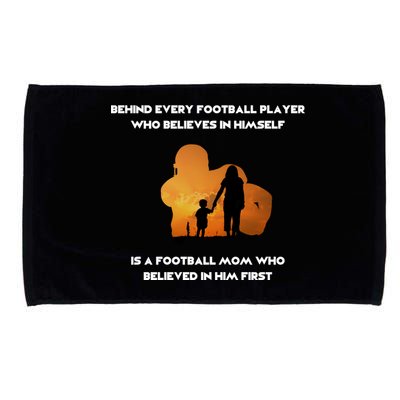 Football Mom Behind The Scenes Microfiber Hand Towel