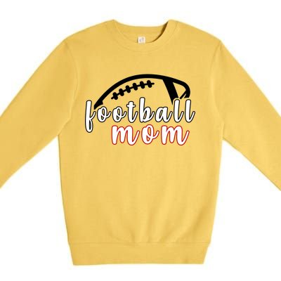 Football Mom Fan Premium Crewneck Sweatshirt