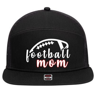 Football Mom Fan 7 Panel Mesh Trucker Snapback Hat