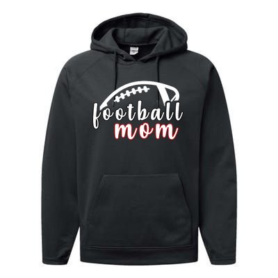 Football Mom Fan Performance Fleece Hoodie