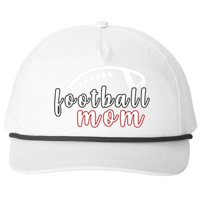 Football Mom Fan Snapback Five-Panel Rope Hat