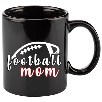 Football Mom Fan 11oz C Handle Ceramic Mug