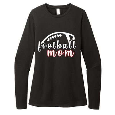 Football Mom Fan Womens CVC Long Sleeve Shirt