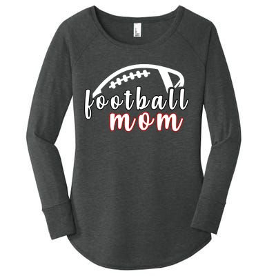 Football Mom Fan Women's Perfect Tri Tunic Long Sleeve Shirt