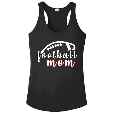 Football Mom Fan Ladies PosiCharge Competitor Racerback Tank