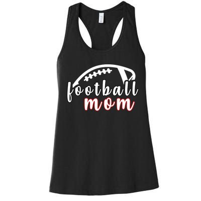 Football Mom Fan Women's Racerback Tank