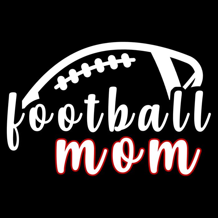 Football Mom Fan Tie-Dye T-Shirt