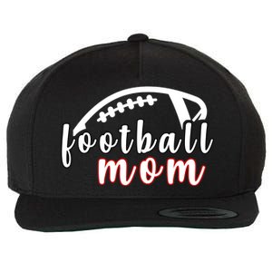 Football Mom Fan Wool Snapback Cap