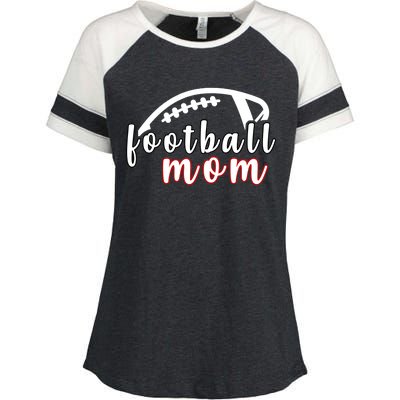 Football Mom Fan Enza Ladies Jersey Colorblock Tee