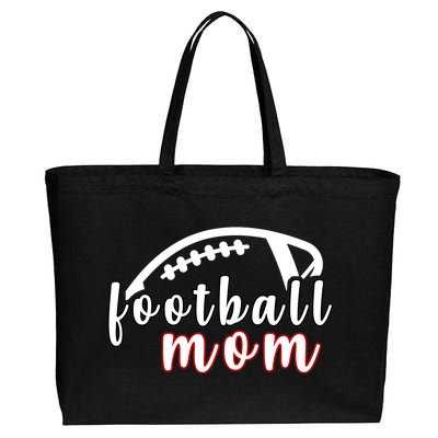 Football Mom Fan Cotton Canvas Jumbo Tote