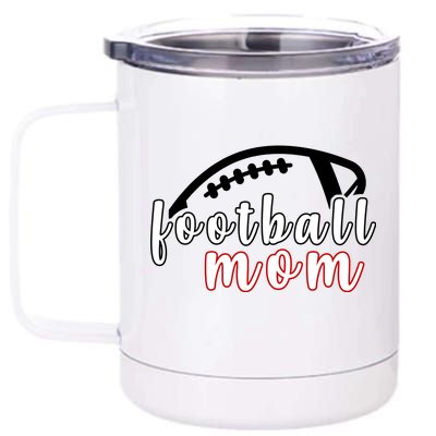 Football Mom Fan 12 oz Stainless Steel Tumbler Cup